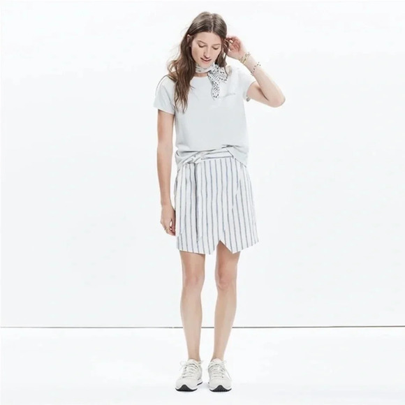 Madewell Portside skirt‎ in ikat stripe women’s size 0 - Picture 2 of 7